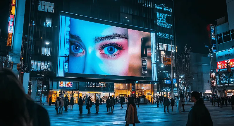 Reklama LED na telebimach